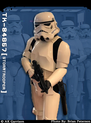 Chris B., TK 84657, Stormtrooper: ANH Stunt Chris B., TK 84657, Stormtrooper: ANH Stunt